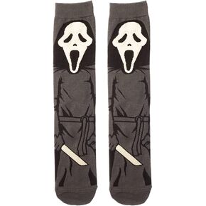 Grand Clothing Outlet Ghostface Scream Halloween Character 360 Crew Socks in Kuwait