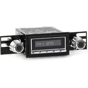 راديو RetroSound HC-226-55-75 Hermosa Direct-Fit للمركبات الكلاسيكية (وجه وأزرار من الكروم، إطار أسود) in Kuwait