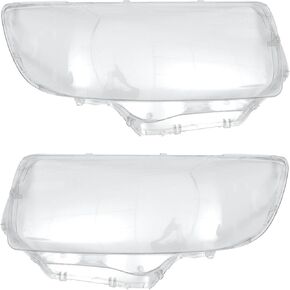 Headlight Lens Cover Front Left Right Headlight Headlamp Lense Clear Lens Cover for Subaru Forester 2006-2008 PC Clear in Saudi Arabia