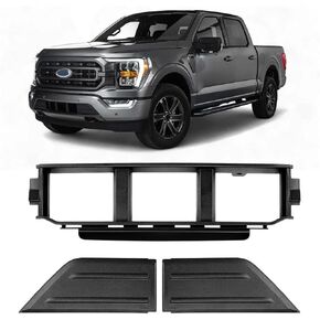 الجبهة الوفير مصبغة الحرس منصات مجموعات صالح لفورد F-150 2021 2022 2023 2024 ML3Z17B968BB ML3Z17B968BA الغطاء المركزي السفلي لوحة الكسوة إدراج in Kuwait