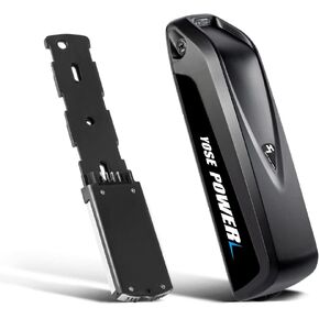 Yose Power Ebike Battery 36V 13Ah Down Tube Battery for 100W-700W Motor Electric Bicycle Lithium-Ion Safe Lock Led Indicator Light with Base and Charger 4 Pins Discharging Port in Kuwait