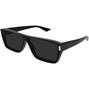 نظارة شمسية سان لوران SL 757-001 مستطيلة باللون الأسود in Kuwait