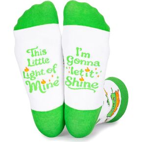 FreeNFond Dumpster Fire Socks, Funny Positive Crew Socks for Women Men, Office Gag Gifts for Coworker Boss Birthday in Kuwait