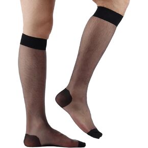5 pairs Xuedaili silk socks for men,Mid knee style,sheer,more,Formal stockings,mens thin dress socks in Saudi Arabia