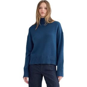 Everlane Women's Everlane The Boxy Turtleneck in Everyday Cotton in Kuwait