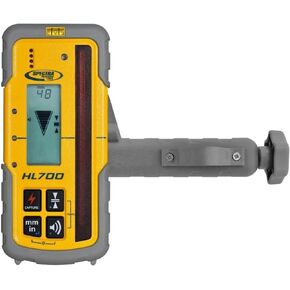 جهاز استقبال مستوى الليزر من Spectra Precision CR600 مع مشبك قضيب، حامل مغناطيسي، بطاريات، مقاوم للماء، خفيف الوزن، مؤشرات LED ساطعة in Kuwait