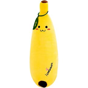 13.7" Banana Plush Pillow Toy Adorable Fruit Plushie Hugging Gift for Kids in Kuwait