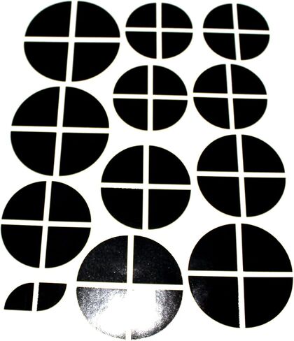 Gloss Silver and Gloss Black Stickers - Compatible with BMW - Overlay Vinyl Decal for All Emblems Caps Logos Roundels Badges in Saudi Arabia