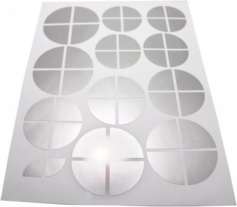 Gloss Silver and Gloss Black Stickers - Compatible with BMW - Overlay Vinyl Decal for All Emblems Caps Logos Roundels Badges in Saudi Arabia