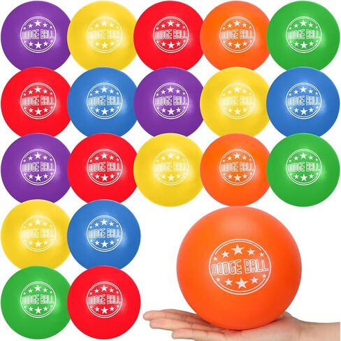Jerify Foam Dodgeball Set 5 Inch Soft Skin Playground Dodgeballs Bulk, Low Density Foam for Non Sting Dodgeball Sports Equipment for Kids and Adults in Saudi Arabia