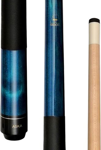 Short Kids Cue Stick, Canadian Hard Rock Maple, 13mm Hard Tip (Brown 42-inches, Wrapless) in Saudi Arabia