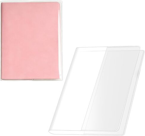 A5 Planner Cover Jelly PVC A5 Clear Cover Plastic Book Cover for Journal Weeks Planners and Books 12.6 x 8.66 Inch in Saudi Arabia