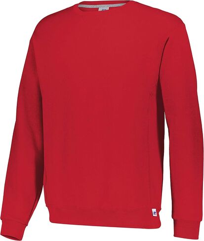 Russell Athletic Mens Dri Power Crewneck Sweatshirt, True Red- 2XL in Saudi Arabia