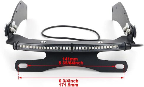 Xitomer Fender Eliminator Compatible with 2024 Fury VT1300CX License Plate Holder with LED Light Strip Fit for Fury VT1300CX 2010-2024 Tail Tidy in Saudi Arabia