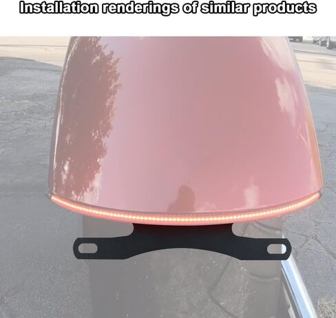 Xitomer Fender Eliminator Compatible with 2024 Fury VT1300CX License Plate Holder with LED Light Strip Fit for Fury VT1300CX 2010-2024 Tail Tidy in Saudi Arabia