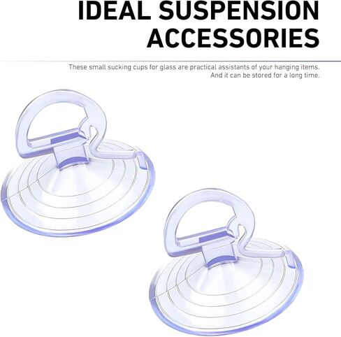 24 قطعة من أكواب شفط الزجاج الأمامي للسيارة، أكواب شفط نافذة حلقة سحب قوية، خطافات أكواب شفط متعددة الأغراض مع حلقات، ملحقات السيارة للسيارة، المطبخ، النافذة الزجاجية in Kuwait