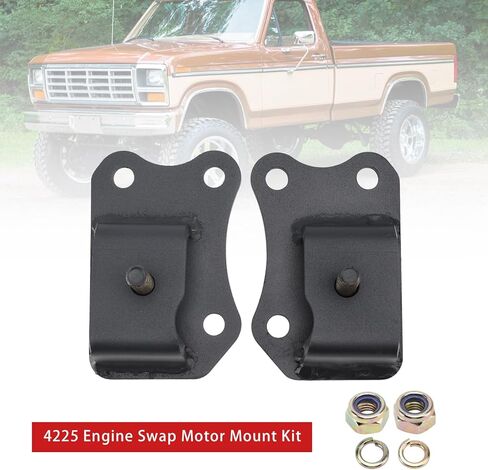 طقم حامل محرك مبادلة المحرك من Bruce & Shark لمحرك Ford 429-460 إلى Bronco، F100 F150 F250 F350 in Saudi Arabia