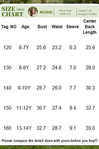 Arshiner Girls Summer Dresses Casual Flutter Sleeve A-Line Midi Dress with Pockets for 6-14 Years in Kuwait