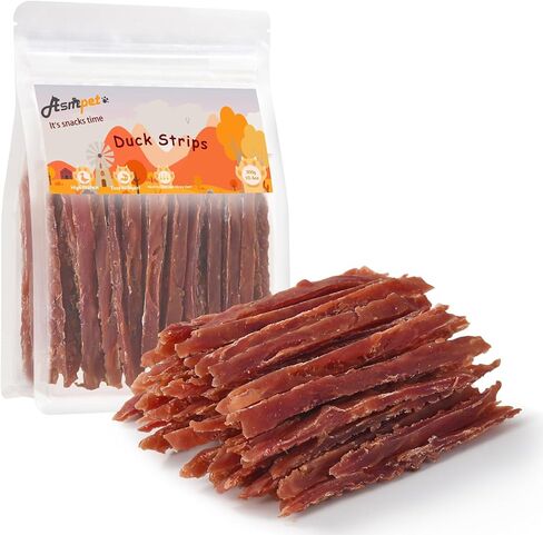 ASMPET Chicken Jerky Strips Dog Treats, Real Chicken Pet Snacks, High Protein, Soft Chewy Training Treats for All Breeds, Healthy Treats in Resealable Bag, 10.6 oz (300g) in Saudi Arabia