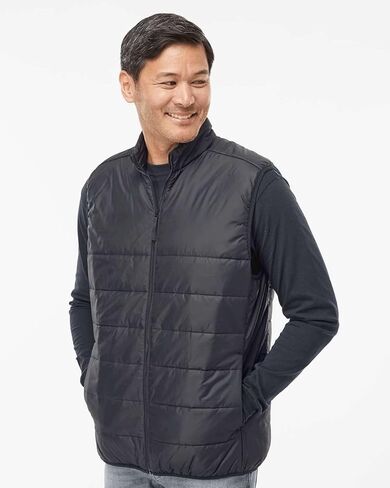 adidas Mens Puffer Vest, XL, Black in Saudi Arabia