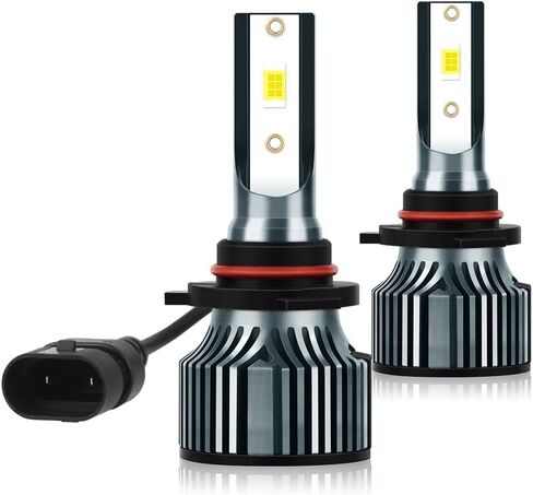 مصابيح LED أمامية للسيارات لسيارة Ford Transit 150 250 350 (2014-2023)، 9005 شعاع عالٍ وشعاع منخفض H11، 6000 كلفن أبيض مع مروحة تبريد، 4 عبوات in Kuwait