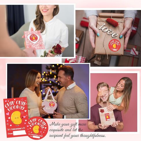 40 PCS Valentine's Day Stickers - Bow Self Adhesive Round & Rectangle Label for Kids Adults - Happy Valentine's Day - Valentines Sticker Tag for Gift Wrap Envelope Card Party Decor - A03 in Kuwait