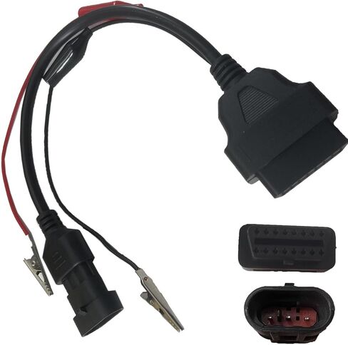 DEVMO 3 Pin إلى 16 Pin Obd2 محول موصل كابل التشخيص متوافق مع فيات ألفا لانسيا in Saudi Arabia
