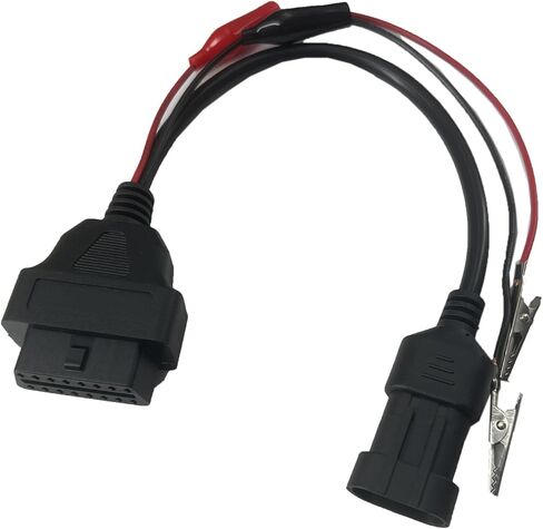 DEVMO 3 Pin إلى 16 Pin Obd2 محول موصل كابل التشخيص متوافق مع فيات ألفا لانسيا in Saudi Arabia