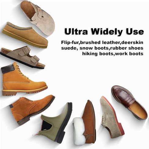 طقم تنظيف الأحذية من جلد الغزال XANGNIER لبيركنستوك، مجموعة العناية بالجلد السويدي والنوبوك 3 قطع - فرشاة تنظيف الأحذية 2 في 1، وممحاة من جلد الغزال وممحاة غراء للصنادل والقباقيب ووسائد القدم الجلدية والأحذية الطويلة والأحذية الرياضية والأثاث in Kuwait