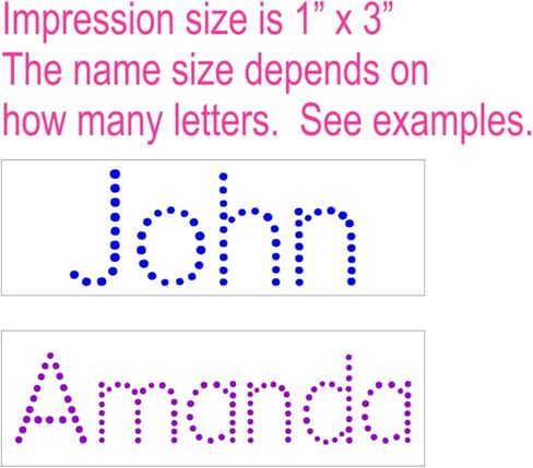 Custom Name Stamp-Stamp, Trace and Learn to Write Your Name, Alternative to Workbook, Educational Learning Tool for Preschool, Kindergarten and Primary (First or Second Grade) Kids in Saudi Arabia