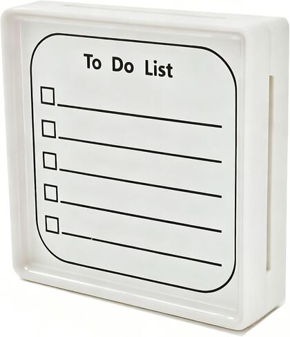 to Do List Stamp, Self-Inking Black Checklist for Planning, School, Office, Retail & Accounting, Reusable Memo Pad Stamp in Kuwait