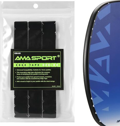 شريط حماية حافة المجداف من AMA SPORT 3 عبوات من أشرطة حماية الحواف 20 مم، 23 مم، 26 مم عرض غطاء حافة المجداف يناسب تمامًا الحافة المنحنية دون التجاعيد in Kuwait