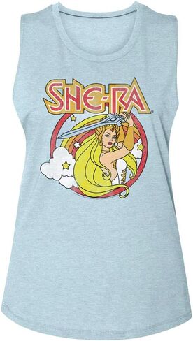 قميص بدون أكمام للسيدات من Masters of The Universe She-Ra Rainbow Sword in Saudi Arabia