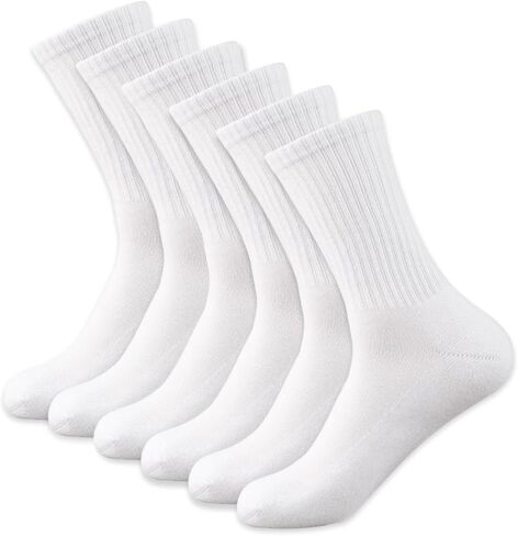 جوارب رجالي طاقم 6 أزواج حزمة رياضية نصف وسادة مبطنة الدعم in Kuwait