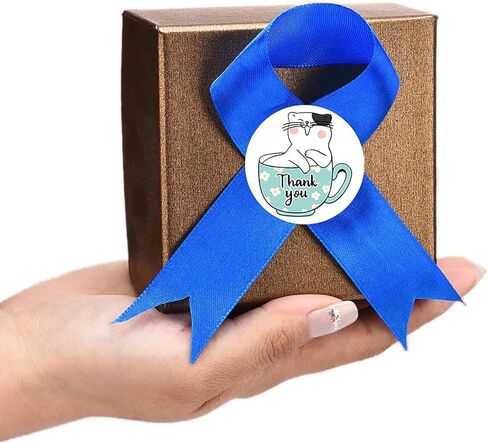 ملصقات شكرًا لك على شكل قطة لطيفة، 500 ملصق ذاتي اللصق ومقاوم للماء بتصميم جميل، ملصقات شكرًا لك للأعمال الصغيرة، ملصقات شكرًا قوية ومتينة in Kuwait