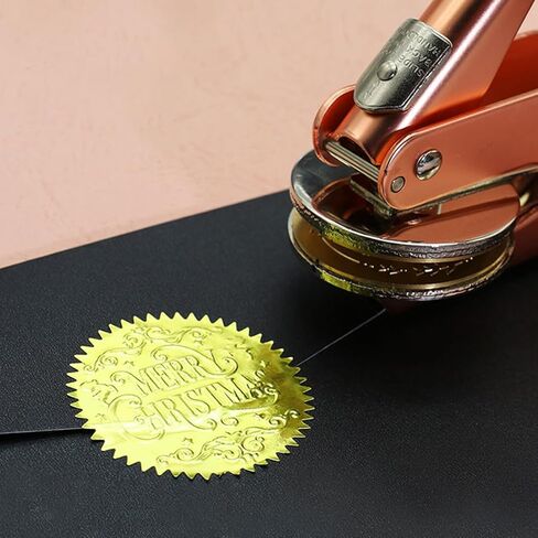 250Pcs Gold Foil Embossing Stickers, Self-Adhesive Seals for Certificates, Invitations in Saudi Arabia