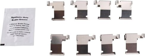 Front and Rear Brake Pad Set Ceramic Hardware Compatible with 2018-2022 Jeep Compass in Saudi Arabia
