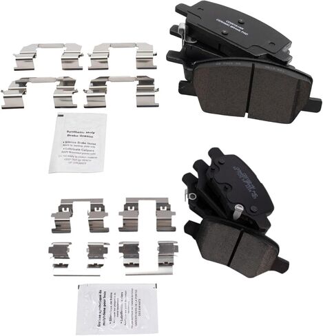 Front and Rear Ceramic Brake Pad Set Compatible with 2018-2021 Buick Encore 2018-2021 Chevrolet Trax in Saudi Arabia