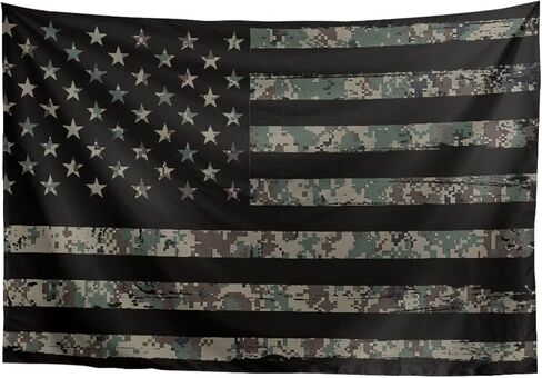 Qehuruxo Patriotic Tapestry Aesthetic American Flag Wall Hanging Tapestries for Living Room Dorm Camo Tapestry Art Home Decor for Living Room Easy to Install in Saudi Arabia