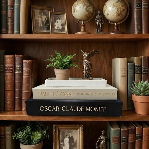 OUTDOORJERKER|Decorative books for home decor fake books box set of 2|faux books for decor on Bookshelf and Entry way table or book decor as coffee table books in Saudi Arabia
