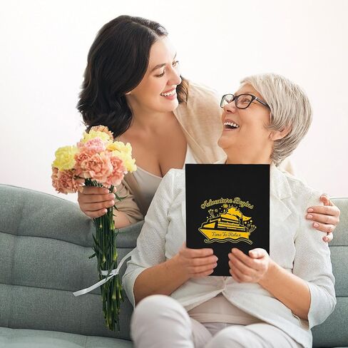 darunaxy الذهب الأسود ديكورات التقاعد سعيد، الإبحار إلى التقاعد البديل التوقيع كتاب الضيوف للرجال النساء المتقاعدين رسميا الهدايا توقيع بطاقة المجلس للوازم حزب وداع المتقاعدين in Kuwait