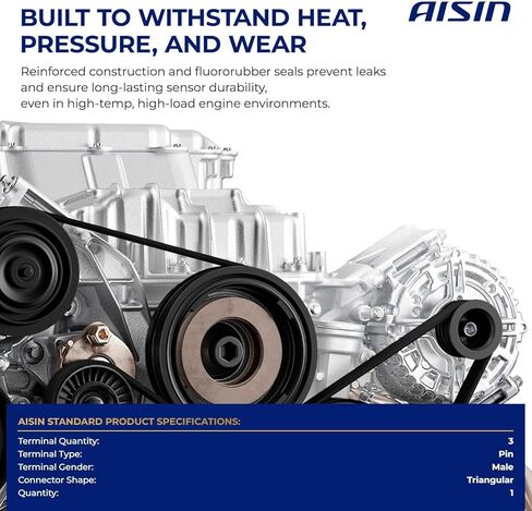 مستشعر موضع العمود المرفقي للمحرك AISIN CKSM-00234 - متوافق مع Mitsubishi Lancer 2005-2008، Space Star 2003-2004 - 1.8L 2.0L 2.4L in Saudi Arabia