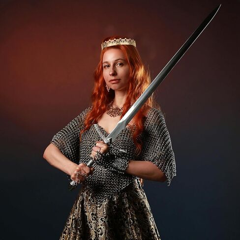 تاج الملك الذهبي في العصور الوسطى وتيجان الأمير للرجال، تاج ذهبي لعيد الميلاد، هدايا لحفلات الهالوين للرجال in Kuwait