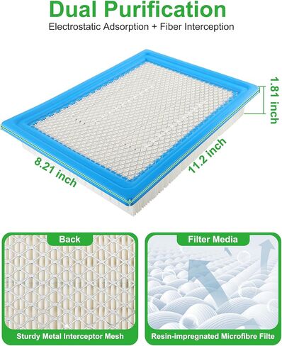 7081706 Air Filter Fit for Polaris RZR 570, for Ranger 570 900 1000, for Ranger Crew Diesel, for Ranger XP RGR 900 XP ATV 4x4 2012 2013 2014 2015 2016 2017 2018 in Saudi Arabia