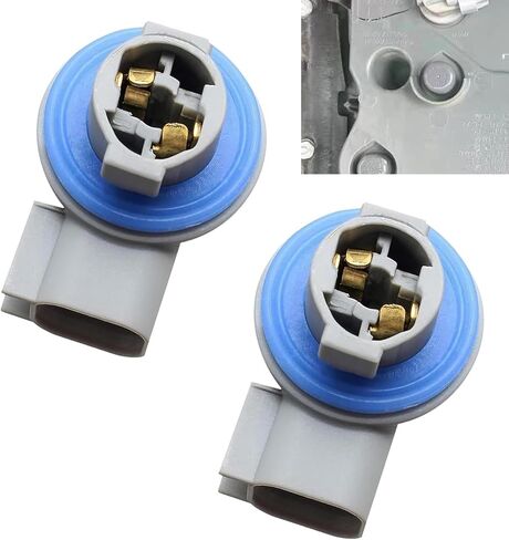 2 PCS License Plate Light Socket, Waterproof Side Reverse Light Socket, Plastic Wiring Harness Plug Connector, OE #68046629AA, Compatible with 2003-2018 Dodge Ram 1500 2500 3500 (Grey) in Kuwait