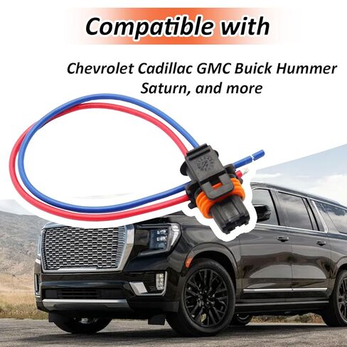 موصل قابس إصلاح المولد 2-سلك ضفيرة يناسب تشيفي سيلفرادو 1500 Express 2500 Tahoe GMC Sierra 1500 Yukon Cadillac Buick Saturn V6 V8 in Saudi Arabia