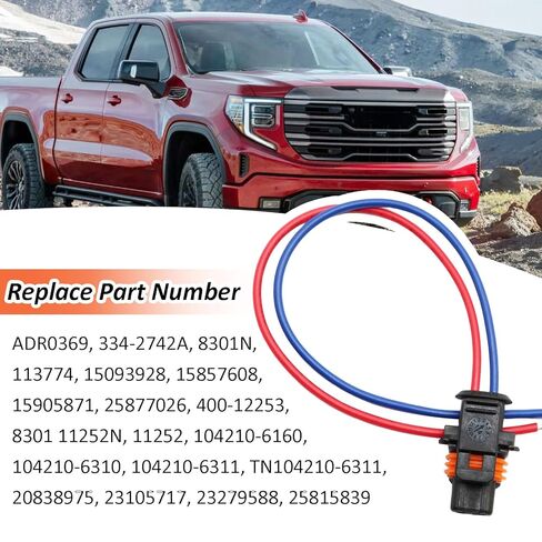 موصل قابس إصلاح المولد 2-سلك ضفيرة يناسب تشيفي سيلفرادو 1500 Express 2500 Tahoe GMC Sierra 1500 Yukon Cadillac Buick Saturn V6 V8 in Saudi Arabia