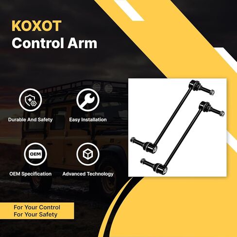 قطعتان من وصلة نهاية Sway الأمامية K750154 متوافقة مع Chrysler 300 AWD 2005-2019، مجموعات وصلة نهاية شريط التثبيت الأمامي لسيارة Dodge 2017-2019 Challenger AWD، 2007-2019 Charger AWD، 2005-2008 Magnum AWD in Saudi Arabia