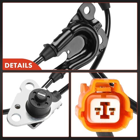 A-Premium Front Right ABS Wheel Speed Sensor Compatible with Honda, Acura & Isuzu Models - Accord 1994-1997, Odyssey 1995-1998, CL 1997 2.2L, CL 1998-1999 2.3L, Oasis 1996-1999 in Saudi Arabia