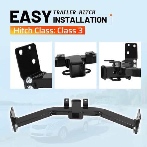 Trailer Tow Hitch, 2 Inch Receiver Compatible with 2010-2016 Cadillac SRX Trailer Hitch Receiver in Saudi Arabia